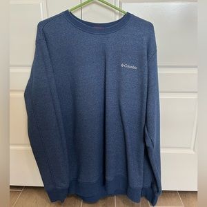 NWOT Size L Columbia Men’s Pullover Sweater Long Sleeve Blue
